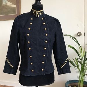 Lauren Jeans Co. Nautical Denim Jacket Size L